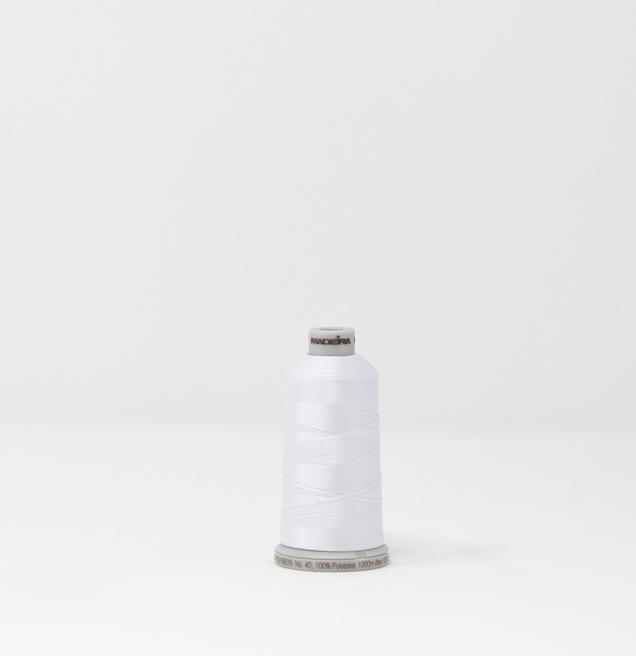 Polyneon Machine Embroidery Thread -- 1,100 yards spool -- Super White Color, Ref. #1801 by Madeira®